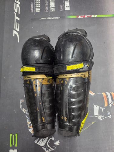 Senior CCM Tacks XF Pro 14" Shin Pads Pro Stock (Used)