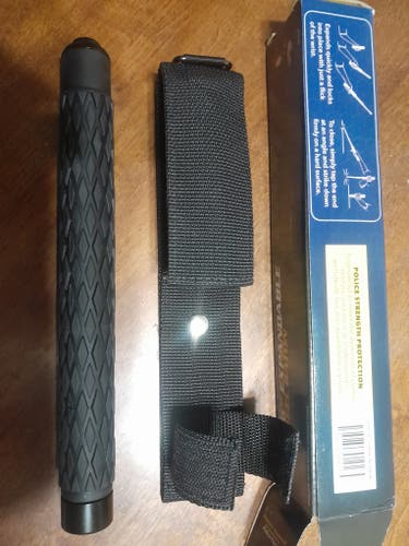 expandable impact baton/weapon and sheath ,self defense, police baton/stick 26"