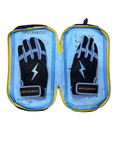 New Premium Short Cuff Bb Sb Batting Gloves Navy Blue Sm 11835-s000209408