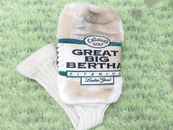 LADIES * Callaway GEMS GREAT BIG BERTHA Titanium 3 WOOD Headcover *