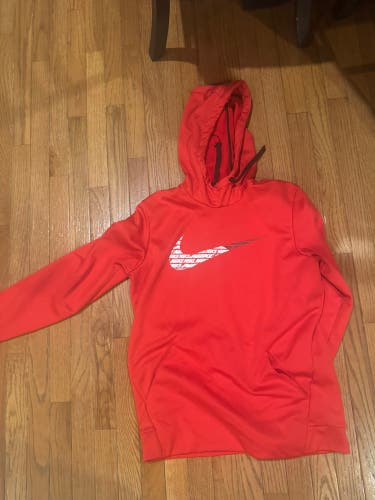 Red Men's Medium Nike Sweatshirt (Used)
