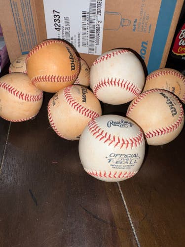 T balls  (Used) 10