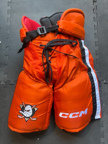 NHL Pro Stock CCM HP45 Medium Hockey Pants - Anaheim Ducks