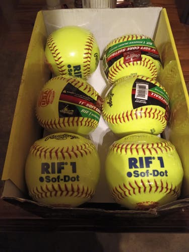 Rawlings Softball 12 Pack (1 Dozen) (New)