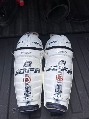 Senior Jofa 7500 14" Shin Pads Pro Stock (Used)