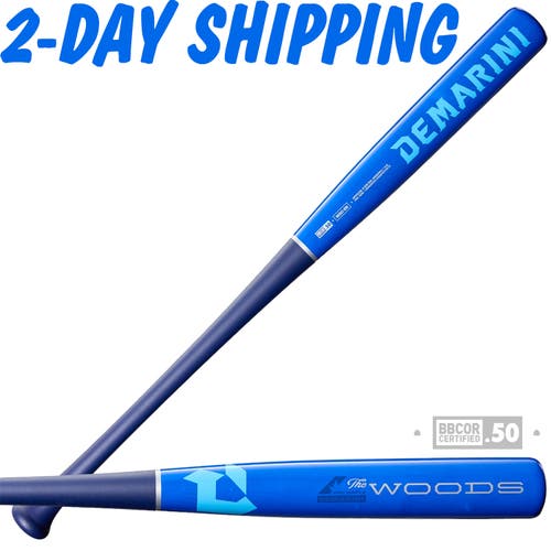 NEW | 2026 Demarini The Woods Blue 32"/29 oz Pro Maple Composite BBCOR Baseball Bat | 1-Yr Warranty