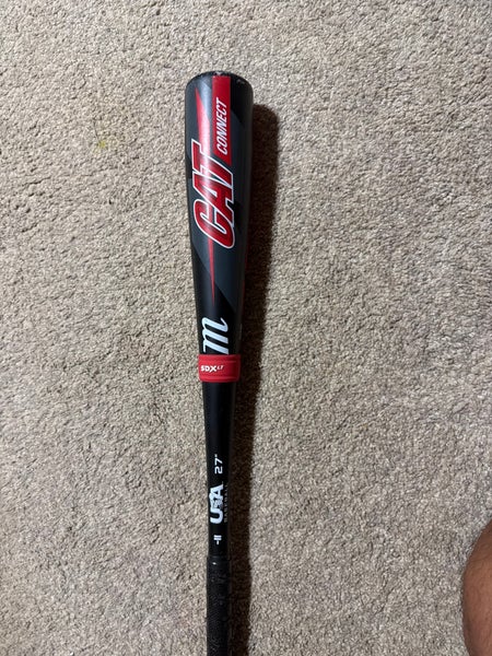 2023 Marucci CAT Connect Hybrid USABat Certified Bat (-11) 16 oz 27" (Used)