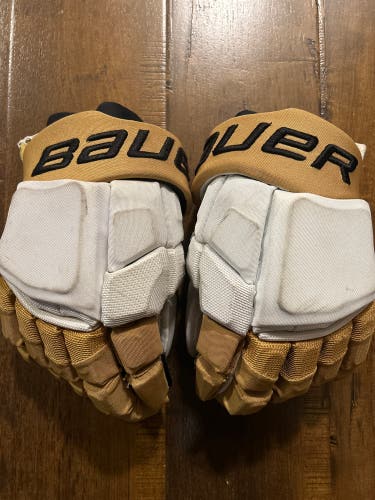 Vegas Golden Knights Bauer Supreme 2S Pro Gloves 14" VGK Pro Stock (Used)