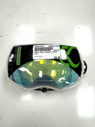 Used Demon Snow Goggles Adult Black 11860-s000310729
