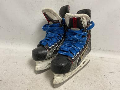 Used Bauer Vapor X60 Junior Hockey Skate White Black Red Junior 02 11855-s000205702