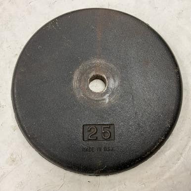 Used Standard Plate Black 25 Lb 11855-s000205670