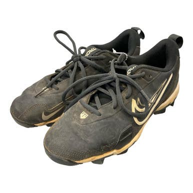 Used Nike Force Trout 9 Keystone Bb Sb Cleats Black Junior 04.5 11450-s000523178