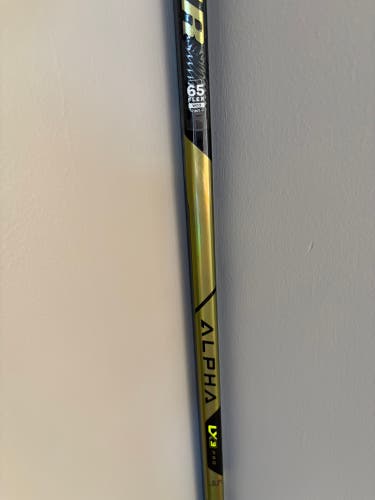 Intermediate Warrior Alpha LX3 Pro Right Handed Hockey Stick 65 Flex (Used)