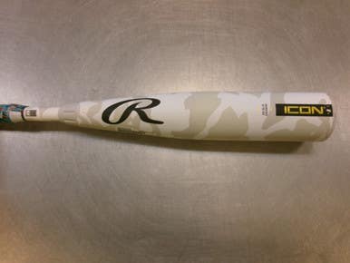 Used Rawlings Icon Bb Sb Usssa 2 3 4 Bat 27" 11339-s000203356