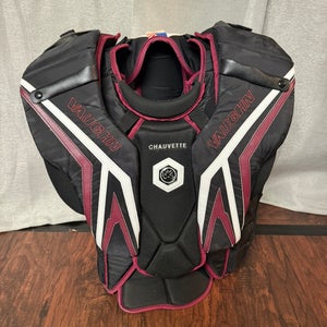 Large Vaughn SLR4 Pro Carbon Goalie Chest Protector Pro Stock (Used)