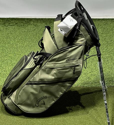 Callaway Chase Double Strap Stand Carry Golf Bag Color: Green Camo NEW!