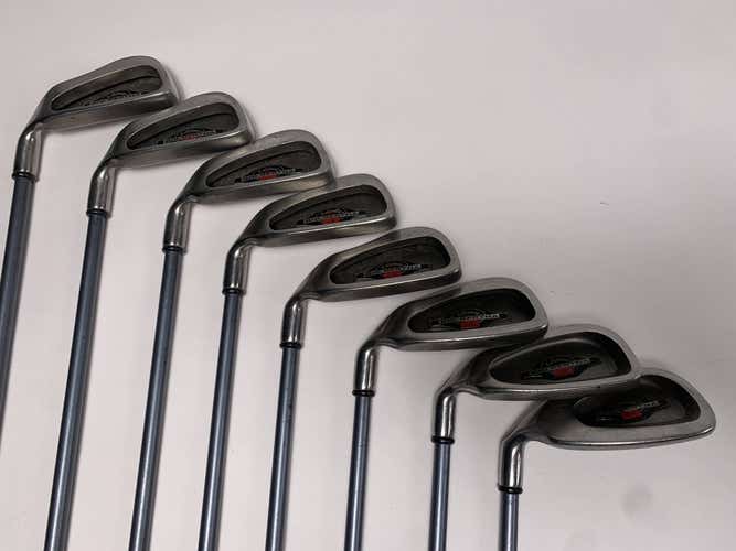 LEFTY Callaway Big Bertha 1994 Iron Set 4-PW+SW RCH 90 Firm Graphite Mens LH