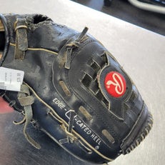 Used Rawlings 12.5 Bb Sb Glove Rh Throw Black 12 1 2" 11497-c000158883