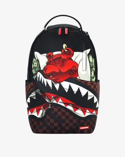 Sprayground Diablo O Sleep Party Backpack Unisex Black Shoulder Strap SPR258