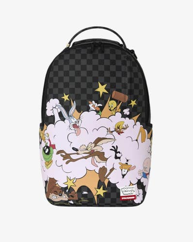 Sprayground Looney Tunes Fight Cloud Backpack Unisex Black Graphic Bag SPR256
