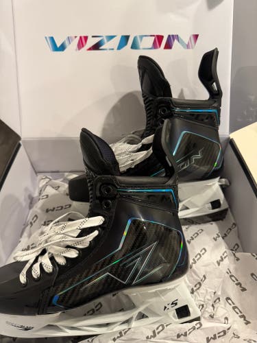 CCM Vizion Hockey Skates Senior 8.0 Tapered