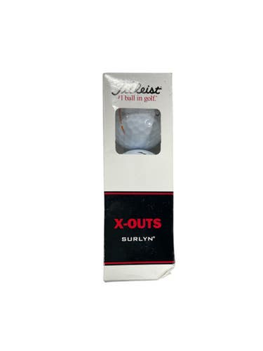 Used Titleist X-outs 3 Ball - Golf Ball Sleeve 11735-s000341317