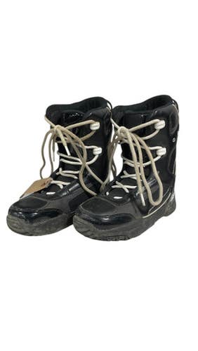 Used 5150 Brigade Boys Snowboard Boots Black Junior 03 11735-s000341372