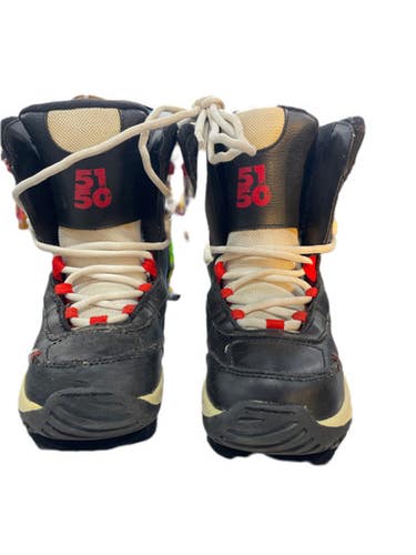 Used 5150 Snowboard Boots Boys Snowboard Boots Black Junior 05 11735-s000343002