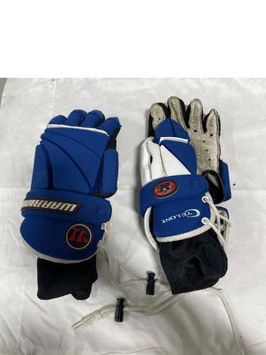 Used Warrior Cyclone Junior Gloves Royal Blue 12" 11735-s000344926