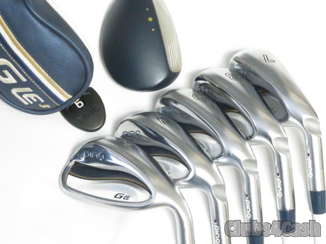 PING Womens G Le3 Combo Set Black Dot 6H 7-P,S Irons ULT 250 Lite Flex .. LADIES