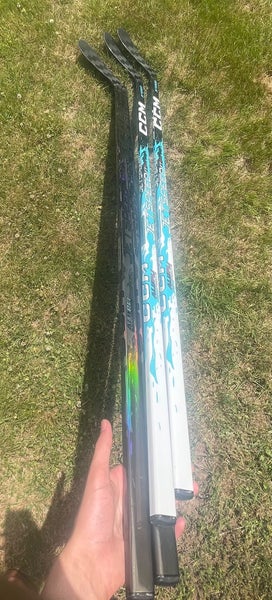 4 Pack Senior CCM FT9 Pro Left Hand Hockey Stick P28 75 Flex (New)