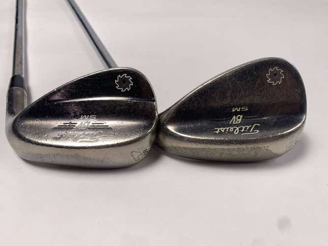 Titleist Vokey SM7 Brushed Steel Wedge Set 52* 8 | 56* 10 Wedge Steel Mens RH