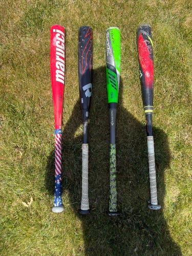 BBCOR Certified Bats (-3) 28 oz 31" (Used)