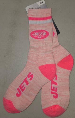 60619-1 Mens NFL NEW YORK JETS Crew Socks MEDIUM 5-10 New