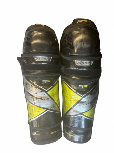 Used Bauer Supreme 3s Senior Shin Guards 16" 10299-c000311108