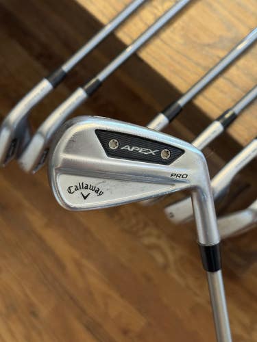 Callaway Apex Pro ‘24 Iron Set -1/2” (4-PW) Aerotech Steelfiber i80 R (regular)