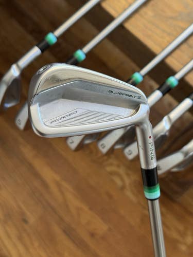 Ping Blueprint S Forged Iron Set +1.5” (4-PW) Accra 125X Eco Satin (xtra stiff)