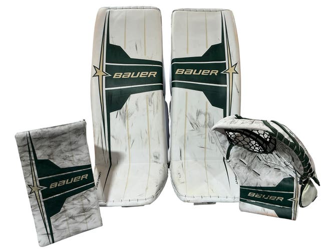 Riley Mercer Bauer Shadow Wild Goalie Full Set Pro Stock (Used) 6750