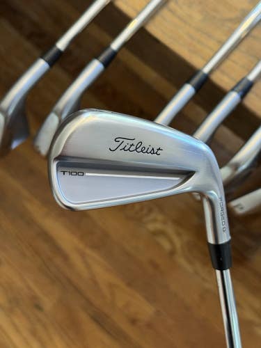 *MINT* Titleist T100 ‘25 Iron Set (4-PW) Dynamic Gold S400 shafts (stiff)