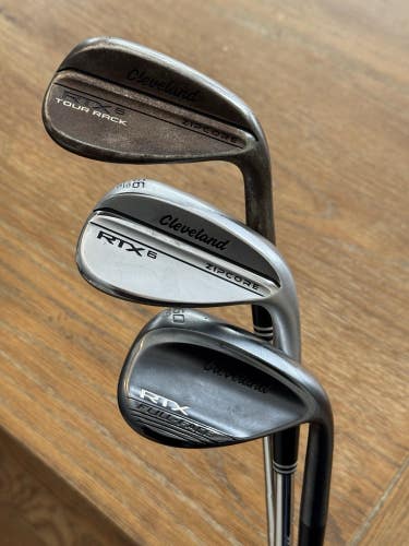 Cleveland RTX Wedge Set (50°, 56°, 60°)