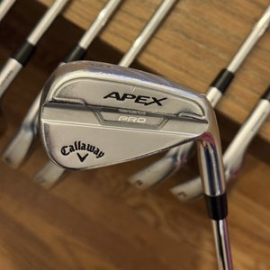 Callaway Apex Pro ‘21 Iron Set (4-PW)  N.S. 950GH R shafts (regular)
