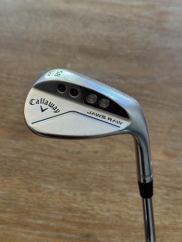 Callaway Jaws Raw Lob Wedge (58°) Dynamic Gold 115 Spinner shaft (stiff)