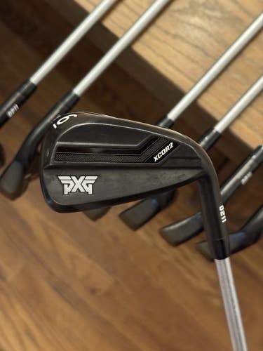 PXG 0211 XCor2 Black Iron Set (4-PW) KBS Tour C-Taper 130X