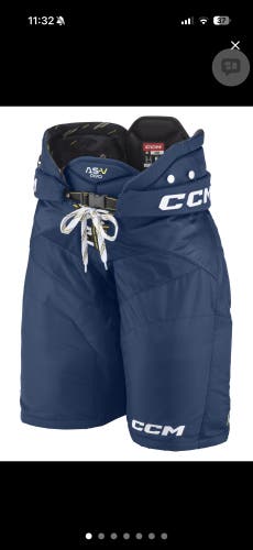 NEW CCM Tacks AS-V Pro Pants, Navy, Sr. Large