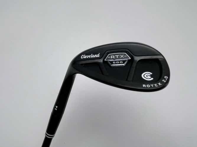 LEFTY Cleveland 588 RTX 2.0 CB Black Satin Sand Wedge SW 56* 14 Bounce Rotex LH