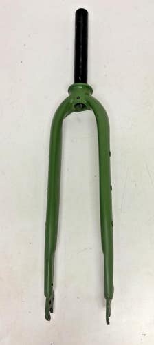 Green Steel Disc Brake 700C Quick Release Fork 185mm 1-1/8" Threadless Steerer