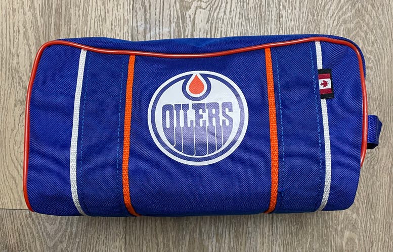 Pro Stock 4ORTE Forte NHL Hockey Toiletry Tape Bag Edmonton Oilers Made in Canada (Used)