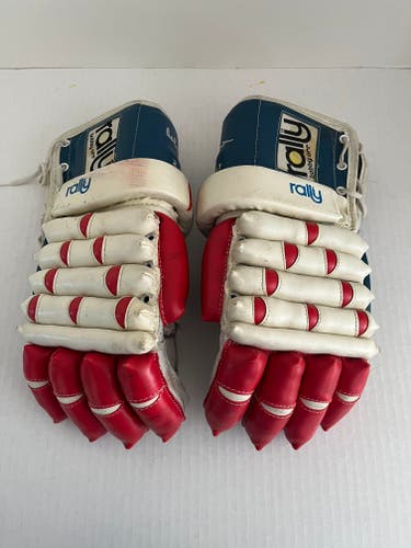Vintage Rally Bobby Orr Gloves 12" (Used) Red White and Blue