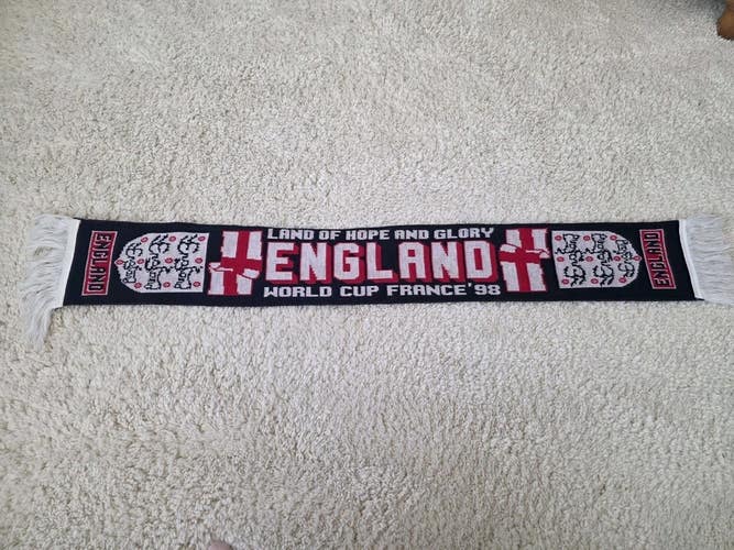 Vintage England 1998 World Cup Scarf