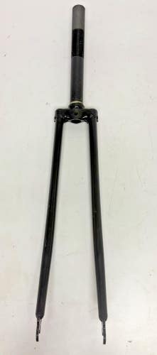 Vintage Lugged Steel 700C Quick Release Road Bike Fork 200mm 1" Threaded Steerer